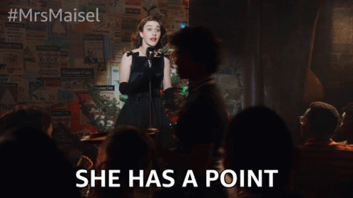 She Has A Point True GIF - She Has A Point True Honest GIFs