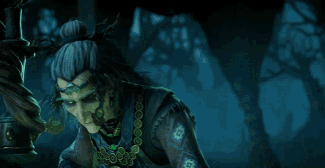 Snaps Fingers Baba Yaga GIF - Snaps Fingers Baba Yaga The Witch Of The Woods GIFs