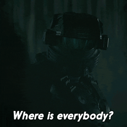Where Is Everybody Kai GIF - Where Is Everybody Kai Halo GIFs