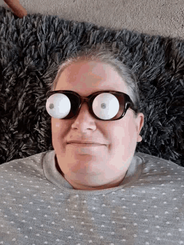 Just Chilling Weird Glasses GIF - Just Chilling Weird Glasses Relaxing GIFs