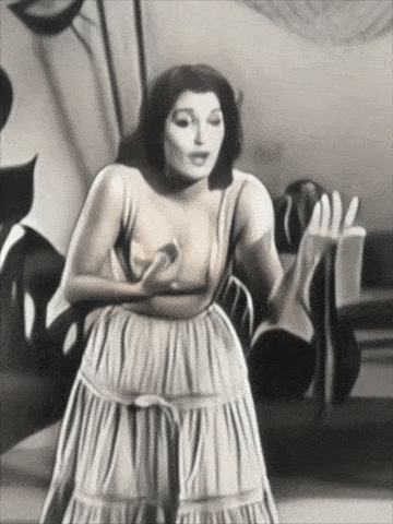 a painting of a woman in a white dress