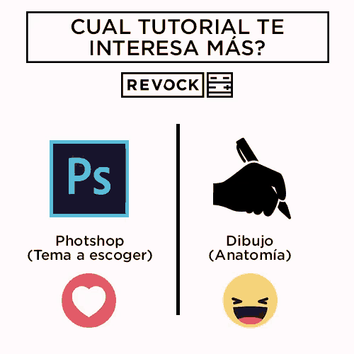 a poster that says cual tutorial te interesa mas on it