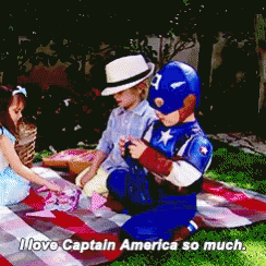 Captain America Cute GIF - Captain America Cute I Love Captain America GIFs