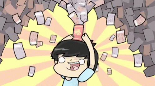 Happy Red Envelope Excited GIF - Happy Red Envelope Excited Red Envelope GIFs