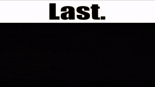 a picture of a person with the word last on it