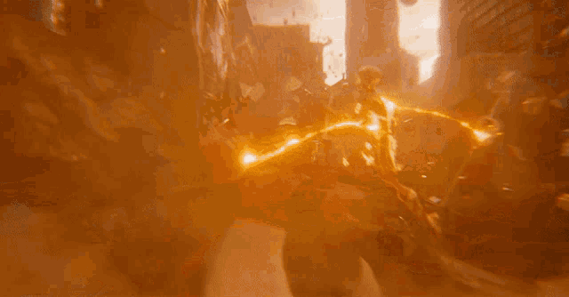 a close up of a person falling into a vat of liquid