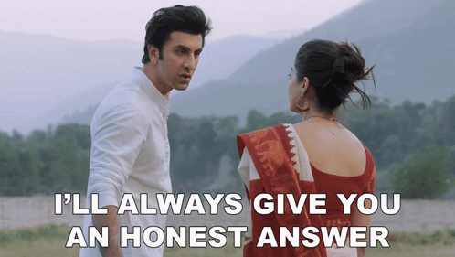 I'Ll Always Give You An Honest Answer Ranbir Kapoor GIF