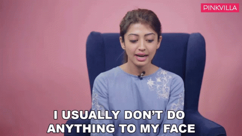 I Usually Dont Do Anything To My Face Pranitha Subhash GIF - I Usually Dont Do Anything To My Face Pranitha Subhash Pinkvilla GIFs