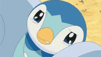 a close up of a penguin 's face with a sad look on its face