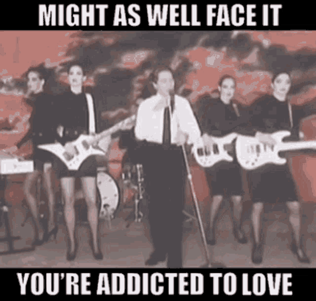 Robert Palmer Addicted To Love GIF