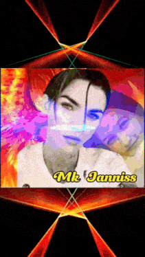 a picture of a woman with the name mk janniss