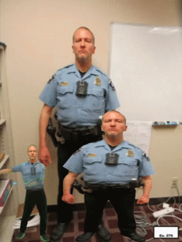 Flossing Derek GIF - Flossing Derek Police Officer GIFs