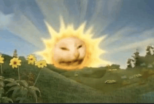 Teletubby Sun Cat GIF - Teletubby Sun Sun Cat GIFs