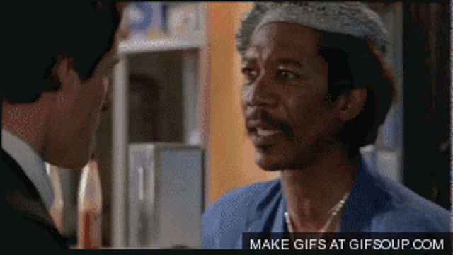 a gif of two men with the words make gifs at gifsoup.com below them