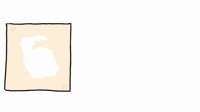a cartoon of a person holding a baby 's hand