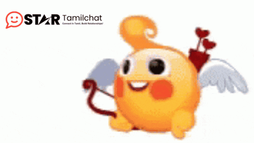 a smiley face with wings is holding a bow and arrow