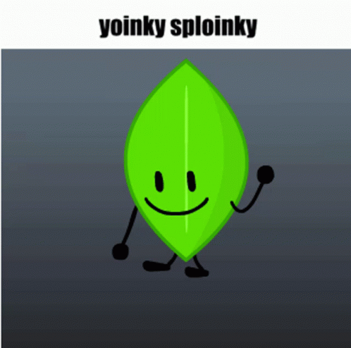 Bfdi Leafy GIF - Bfdi Leafy Yoinky Sploinky GIFs