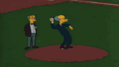 Mr Burns Baseball GIF - Mr Burns Baseball Pitch GIFs