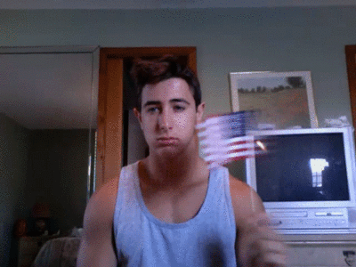 No Excitement GIF - Murica Flag Displeased GIFs