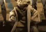 Yoda Cray Up In Hurr GIF - Star Wars Yoda Dancing GIFs