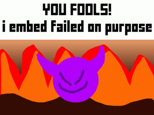 Tricked Embed Fail GIF - Tricked Embed Fail L Bozo GIFs