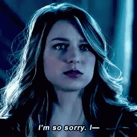 a woman says i 'm so sorry in a dark room