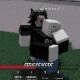 a screenshot of a video game shows a person holding another person in their arms