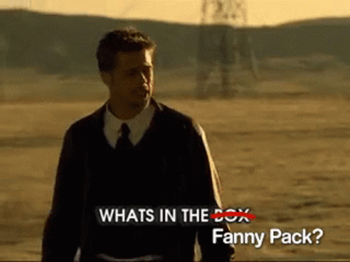 Fanny Pack Whats In The Fanny Pack GIF - Fanny Pack Whats In The Fanny Pack GIFs