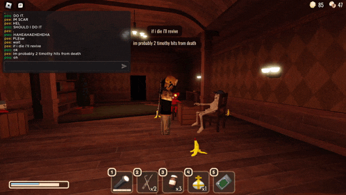 a screenshot of a video game with the word pee at the bottom of the screen
