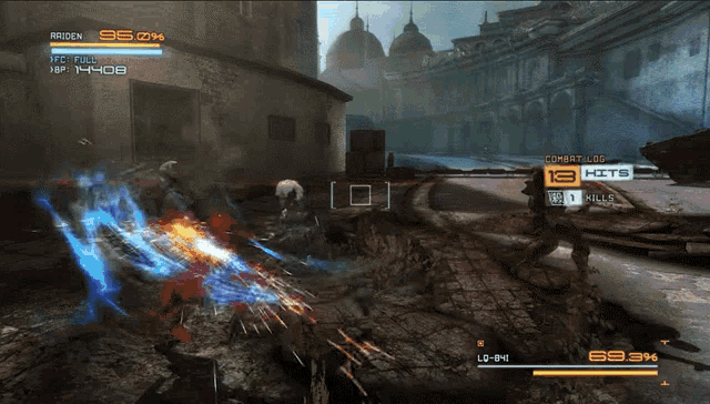 a video game is being played with raiden being the highest scorer