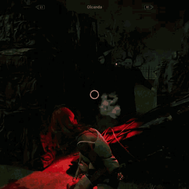 a screenshot of a video game with the name olcanda on the bottom right