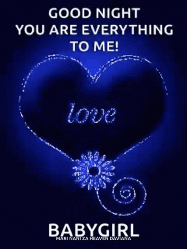 Love Hearts Good Night GIF - Love Hearts Good Night You Are Everything To Me GIFs