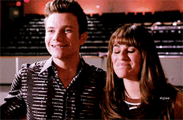 Glee Rachel Berry GIF - Glee Rachel Berry Kurt Hummel GIFs