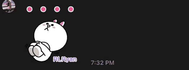 a picture of a cat with the name rlryan