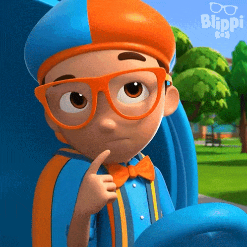 I Wonder Blippi GIF - I Wonder Blippi Blippi Wonders Educational Cartoons For Kids GIFs