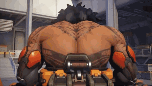 Mauga Overwatch GIF - Mauga Overwatch You Got My Attention GIFs