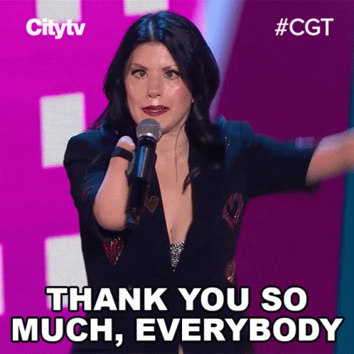 Thank You So Much Everybody Courtney Gilmour GIF