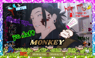 Monkey Geto GIF - Monkey Geto Suguru GIFs