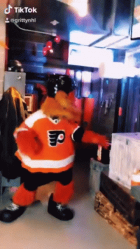 Philadelphia Flyers Gritty GIF - Philadelphia Flyers Gritty Tik Tok Videos GIFs
