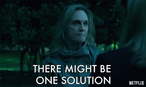There Might Be One Solution Lisa Emery GIF - There Might Be One Solution Lisa Emery Darlene Snell GIFs
