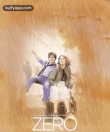 a poster for a movie called zero with a man and a woman