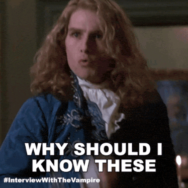 why should i know these is written next to a picture of a man