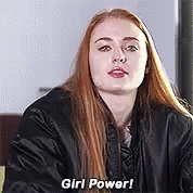 Sophie Turner Girl Power GIF - Sophie Turner Girl Power GIFs