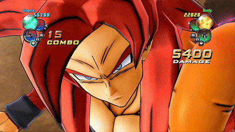 a screenshot of a video game with 5400 damage