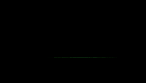 a row of green lights on a black background