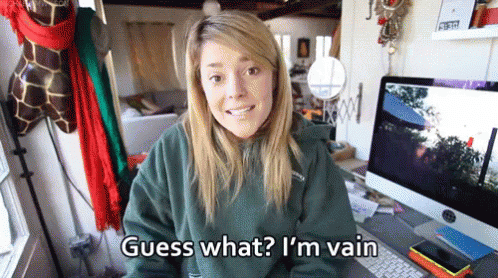 Guess What? I'M Vain GIF - Vain Im Vain Guess What GIFs