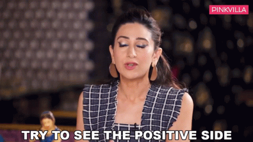 Try To See The Positive Side Karisma Kapoor GIF - Try To See The Positive Side Karisma Kapoor Pinkvilla GIFs