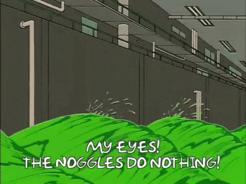 Simpsons Radioactive Man GIF - Simpsons Radioactive Man The Goggles Do Nothing GIFs