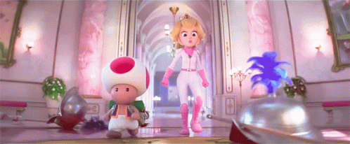 Princess Peach Mario Movie GIF - Princess Peach Mario Movie Illumination GIFs
