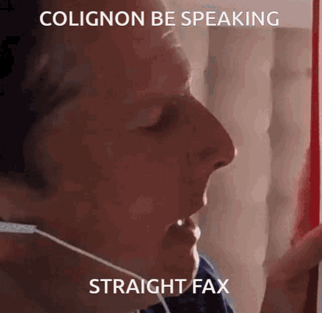 Colignon Fax GIF - Colignon Fax Speaking Fax GIFs